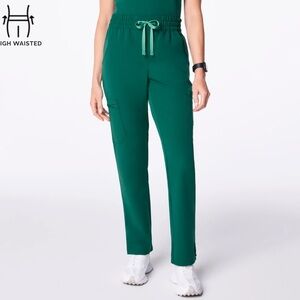 Figs Dowa High Waisted Relaxed Straight Leg Scrub Pant // Size Medium R